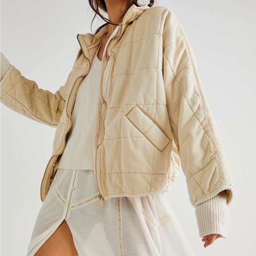 Free People Dolman Quilted Jacket